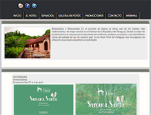 Tablet Screenshot of hoteltirol.com.py
